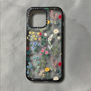 Floral Garden Phone Case - Black
